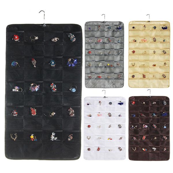 storage bags 40pockets double sided hanging jewelry organizer bracelet earring ring necklace hang hook bag foldable display
storage bags 40pockets double sided hanging jewelry organizer bracelet earring ring necklace hang hook bag foldable display