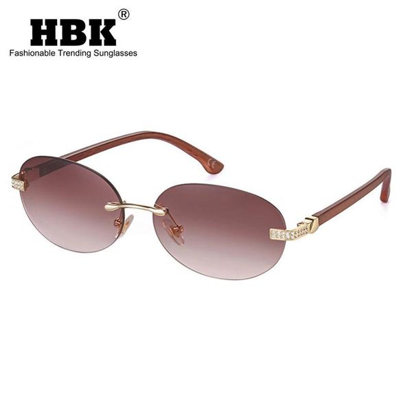 sunglasses hbk vintage rimless men fashion oval sun glasses for women luxury diamond alloy frame wood classic shades oculos, White;black
sunglasses hbk vintage rimless men fashion oval sun glasses for women luxury diamond alloy frame wood classic shades oculos, White;black