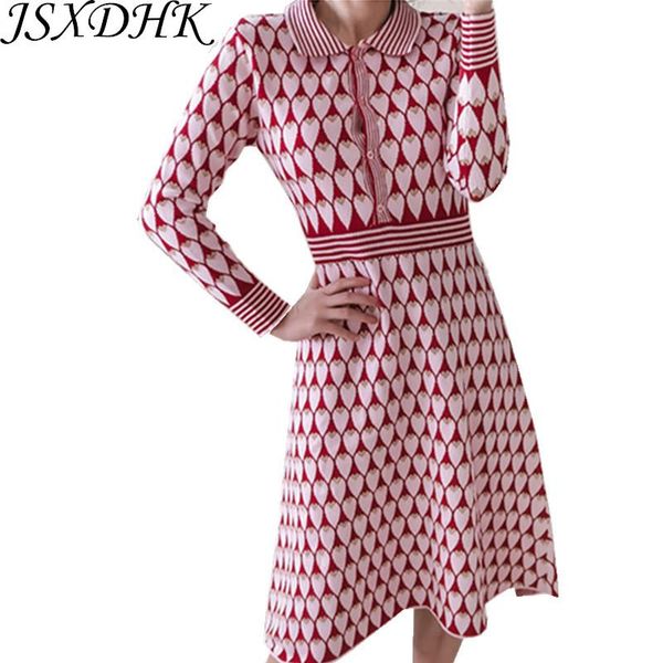 casual dresses jsxdhk autumn winter knitting ball gown dress 2021 runway women pink print love jacquard knitted warm turn down collar, Black;gray
casual dresses jsxdhk autumn winter knitting ball gown dress 2021 runway women pink print love jacquard knitted warm turn down collar, Black;gray