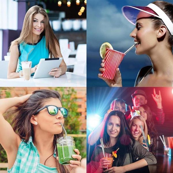 drinking straws 304 steel straw reusable metal set friendly cleaning eco wholesale bar brush party with accessory c2k6
drinking straws 304 steel straw reusable metal set friendly cleaning eco wholesale bar brush party with accessory c2k6