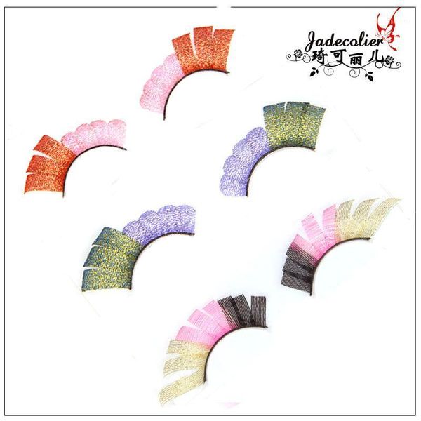 pair stage performance lace false eyelash exaggerated color beauty makeup art studio lashes1
pair stage performance lace false eyelash exaggerated color beauty makeup art studio lashes1