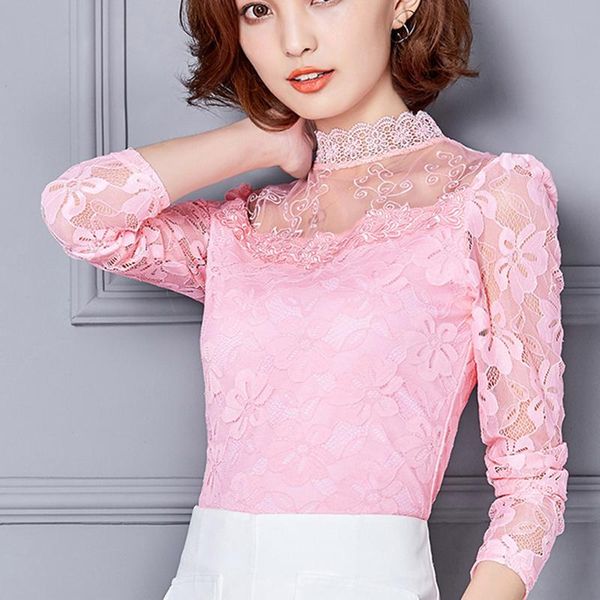 women's blouses & shirts blusas femininas 2021 mulheres primavera outono moda magro shirt lace manga comprida o pescoco lazer pre, White
women's blouses & shirts blusas femininas 2021 mulheres primavera outono moda magro shirt lace manga comprida o pescoco lazer pre, White
