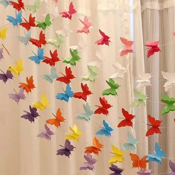 party decoration 2.8m colorful 3d butterfly paper garland banner hanging bunting for baby shower wedding birthday home room
party decoration 2.8m colorful 3d butterfly paper garland banner hanging bunting for baby shower wedding birthday home room