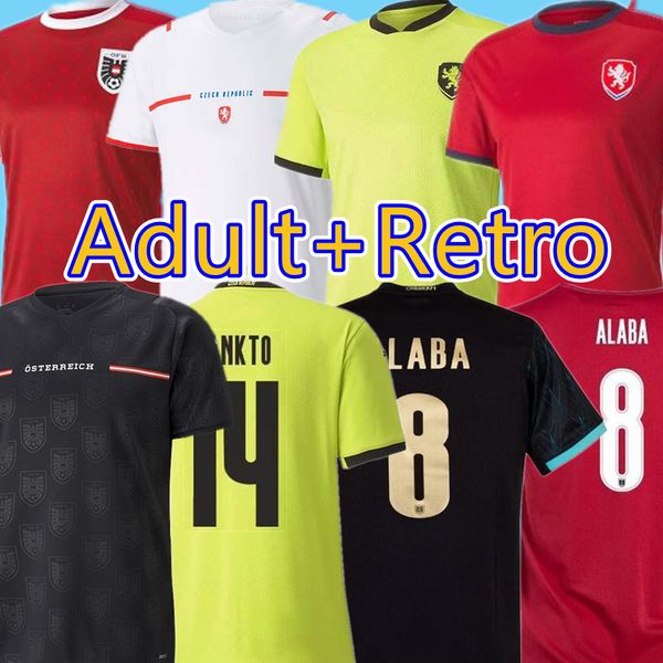 2021 2022 austria soccer jerseys 20/21 grbic alaba sabitzer grillitsch kalajdzic baumgarther schlager czech republic football shirt kaderabe, Black;yellow
2021 2022 austria soccer jerseys 20/21 grbic alaba sabitzer grillitsch kalajdzic baumgarther schlager czech republic football shirt kaderabe, Black;yellow