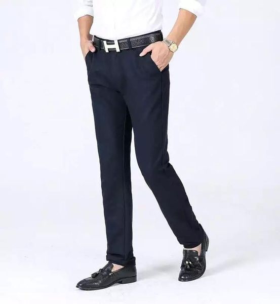 men's pants tim8697 pure color slim fit homme stretch trousers business classic casual clothes fashion long, Black
men's pants tim8697 pure color slim fit homme stretch trousers business classic casual clothes fashion long, Black
