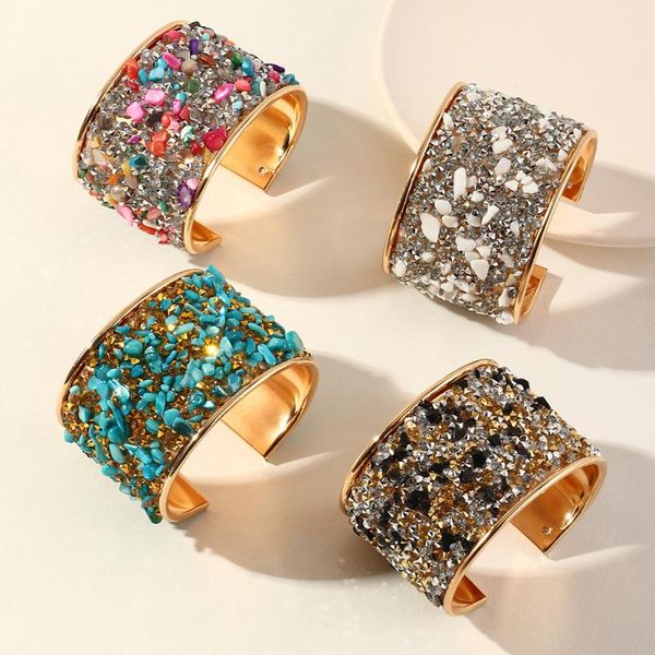 charm bracelets arrivals big wide statement gold crystal stone mixed bangles bracelet for women female exaggerated boho, Golden;silver
charm bracelets arrivals big wide statement gold crystal stone mixed bangles bracelet for women female exaggerated boho, Golden;silver