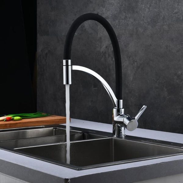 kitchen faucets with rubber design chrome mixer faucet and cold single hole black nozzle 360 rotary
kitchen faucets with rubber design chrome mixer faucet and cold single hole black nozzle 360 rotary