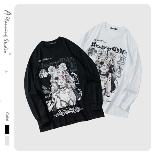 autumn and winter new product printing two-dimensional beautiful girl animation loose lazy high street dark tide brand long sleeve t-shirt, Black
autumn and winter new product printing two-dimensional beautiful girl animation loose lazy high street dark tide brand long sleeve t-shirt, Black