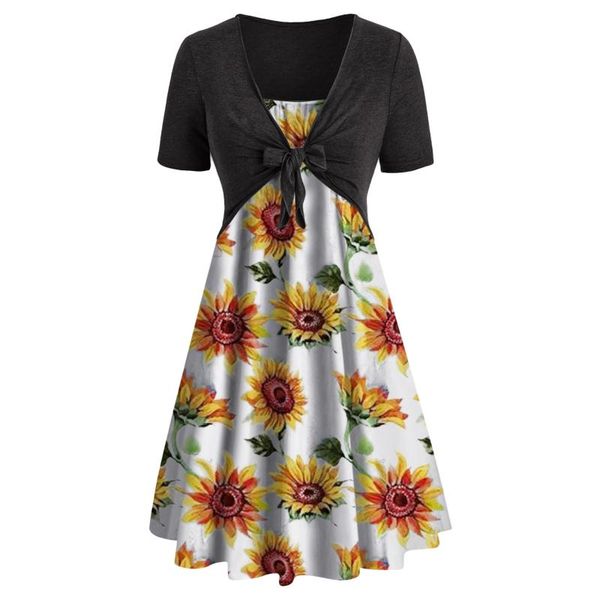 casual dresses women short sleeve cross knot bandage flower print mini suit dress zweiteiler damen robe fleurie ropa mujer verano 2021, Black;gray
casual dresses women short sleeve cross knot bandage flower print mini suit dress zweiteiler damen robe fleurie ropa mujer verano 2021, Black;gray