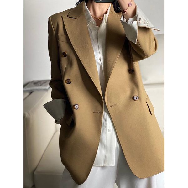 women's suits & blazers suit jacket woman's six button commute temperament loose professional, White;black
women's suits & blazers suit jacket woman's six button commute temperament loose professional, White;black