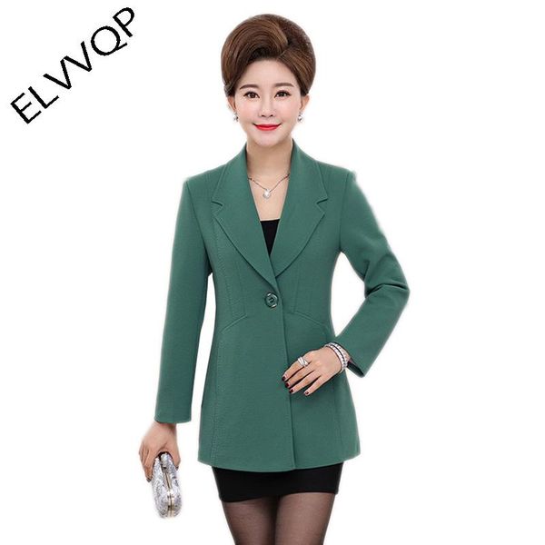 women's suits & blazers blazer feminin 2021 middle-aged women slim and jackets one button suit plus size 5xl jacket elegant lf678, White;black
women's suits & blazers blazer feminin 2021 middle-aged women slim and jackets one button suit plus size 5xl jacket elegant lf678, White;black