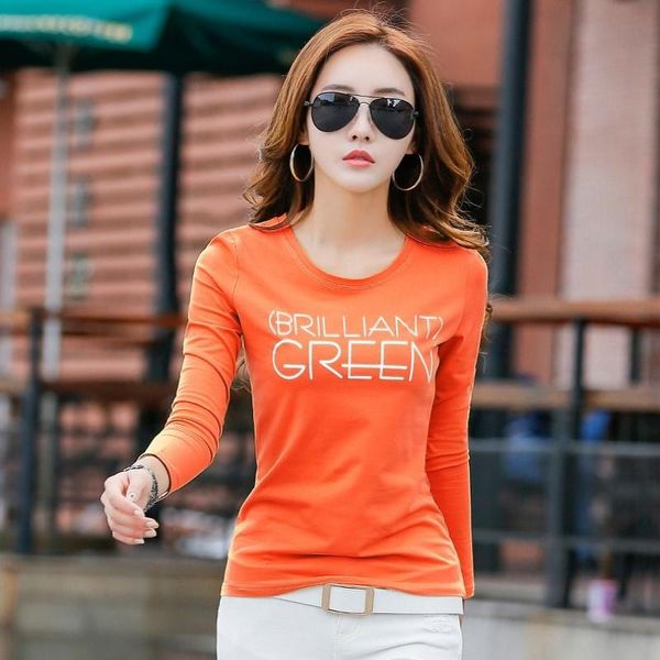women's t-shirt 2021 basic long sleeve tees spring summer cotton white tshirt female slim
women's t-shirt 2021 basic long sleeve tees spring summer cotton white tshirt female slim