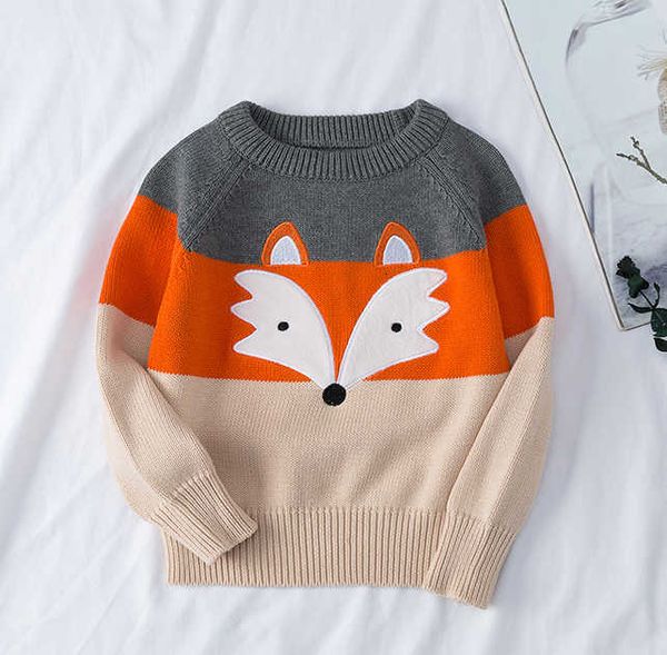 autumn winter boys girls long sleeve fox knitted sweater 1-7yrs boys girls sweaters 100% cotton baby girls kids sweater, Blue
autumn winter boys girls long sleeve fox knitted sweater 1-7yrs boys girls sweaters 100% cotton baby girls kids sweater, Blue