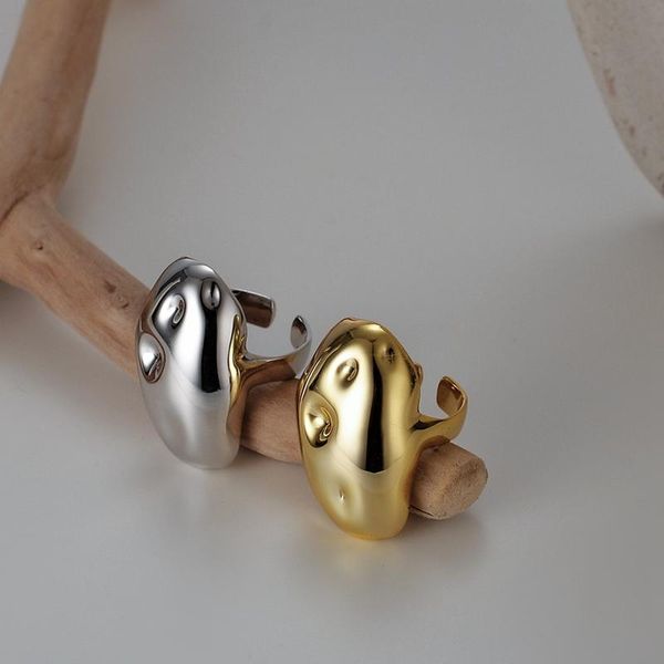 cluster rings silvology 925 sterling silver glossy irregular exaggeration for women japan korea concave surface big office jewelry, Golden;silver
cluster rings silvology 925 sterling silver glossy irregular exaggeration for women japan korea concave surface big office jewelry, Golden;silver