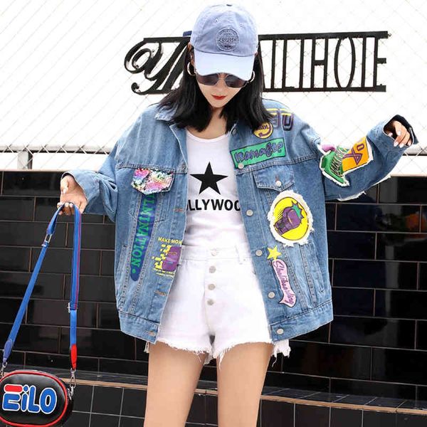 jackets european station thailand cloth short denim female loose print graffiti personality versatile jacket, Black;brown
jackets european station thailand cloth short denim female loose print graffiti personality versatile jacket, Black;brown