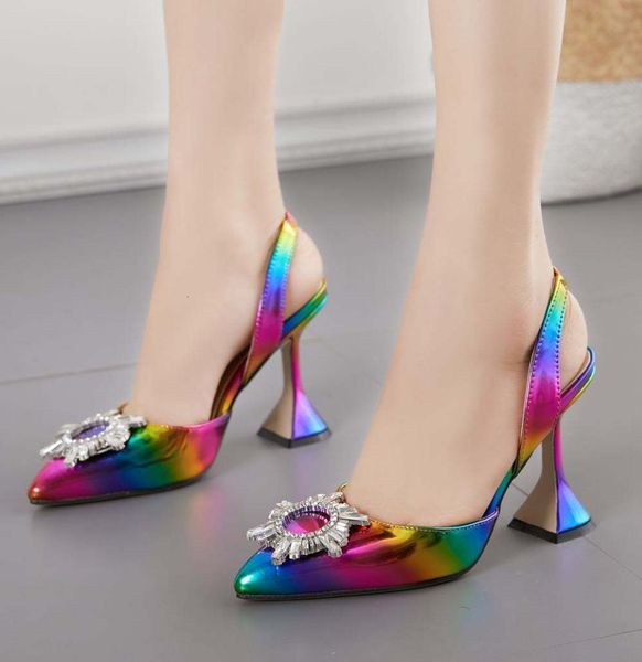 with box size 35 to 42 raiow colorful transparent pvc spool heel pointed toe pumps bridal wedding shoes, Black
with box size 35 to 42 raiow colorful transparent pvc spool heel pointed toe pumps bridal wedding shoes, Black