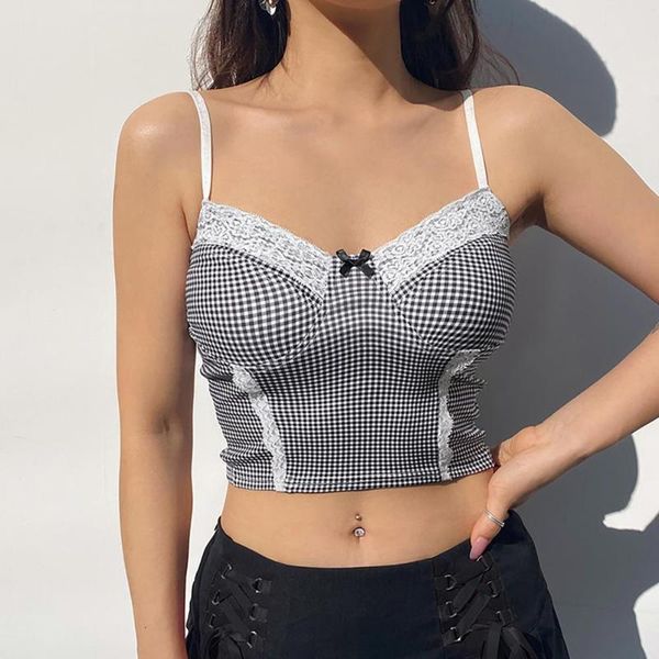 vest plaid printed lace frill short-length sweet crop for women tank female sleeveless women's tanks & camis, White
vest plaid printed lace frill short-length sweet crop for women tank female sleeveless women's tanks & camis, White