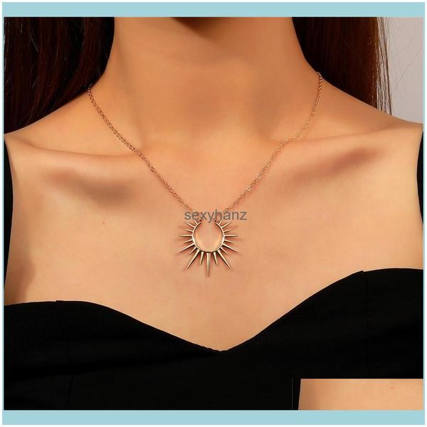 necklaces & pendants european opening sun flower pendant necklace women dress alloy gold clavicle chain geometric punk thin link jewelry fas, Silver
necklaces & pendants european opening sun flower pendant necklace women dress alloy gold clavicle chain geometric punk thin link jewelry fas, Silver