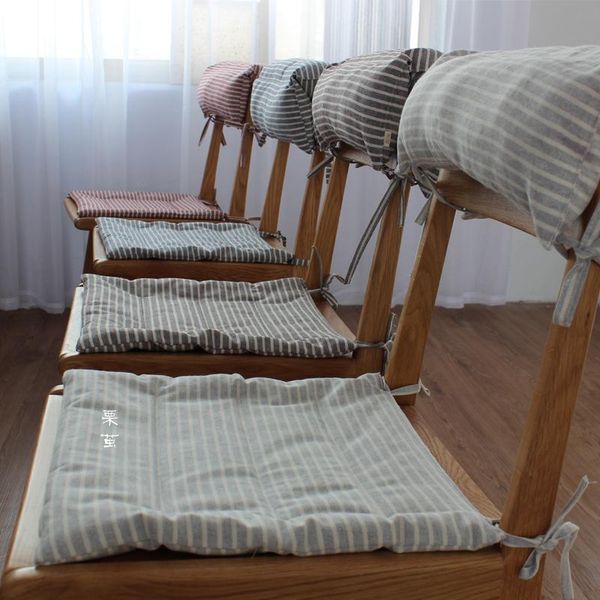 cushion/decorative pillow 2pcs japanese style cotton linen stripe cushion office dining chair mat cushions thick tatami 40*40cm home textile
cushion/decorative pillow 2pcs japanese style cotton linen stripe cushion office dining chair mat cushions thick tatami 40*40cm home textile