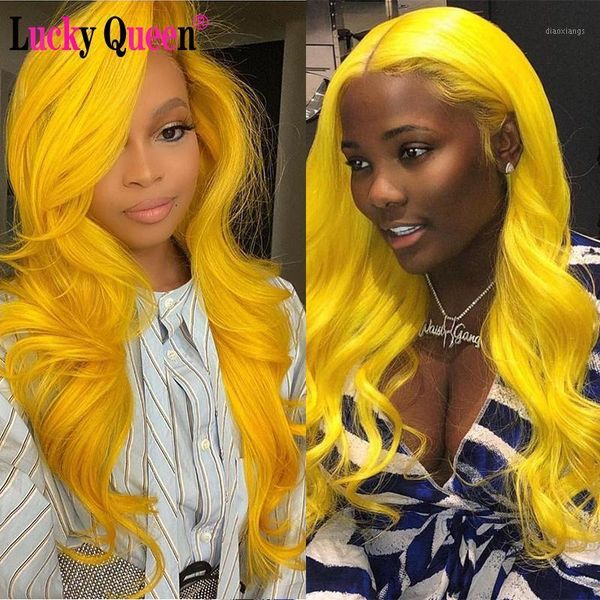 yellow pink colored 613 blonde transparent lace front human hair wigs 150% density lucky queen virgin body wave1, Black;brown
yellow pink colored 613 blonde transparent lace front human hair wigs 150% density lucky queen virgin body wave1, Black;brown