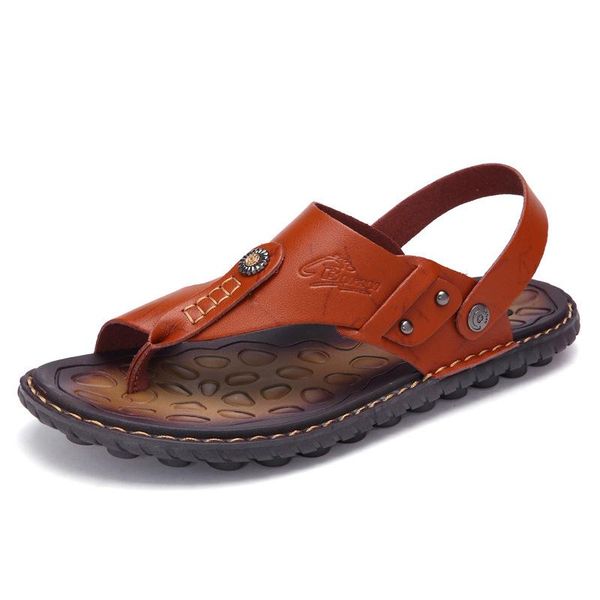 slippers summer men slides cowhide genuine leather wear-resistant drag anti-slip beach shoes, Black
slippers summer men slides cowhide genuine leather wear-resistant drag anti-slip beach shoes, Black