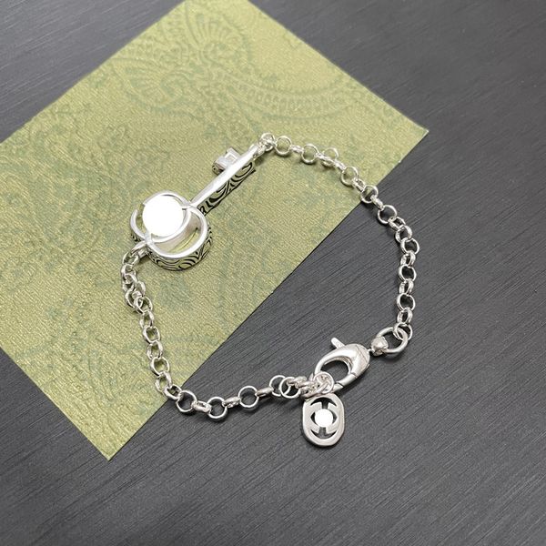 double used thai silver style long key hollow chain men's and women's bracelet, Black
double used thai silver style long key hollow chain men's and women's bracelet, Black