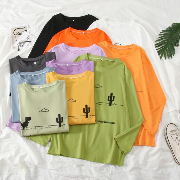women's t-shirt 2021 spring design letter print long sleeve o-neck female summer casual ladies tshirt girls student, White
women's t-shirt 2021 spring design letter print long sleeve o-neck female summer casual ladies tshirt girls student, White