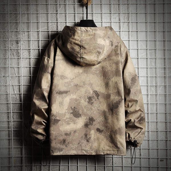 men's jackets singleroad mens hooded jacket men camouflage side pockets windbreakers coat hip hop japanese streetwear harajuku 13ye, Black;brown
men's jackets singleroad mens hooded jacket men camouflage side pockets windbreakers coat hip hop japanese streetwear harajuku 13ye, Black;brown