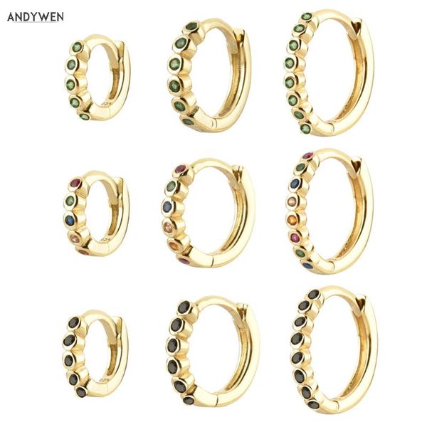 hoop & huggie andywen 925 sterling silver three size colorful huggies circle hoops piercing pendiente luxury jewelry clips earring, Golden;silver
hoop & huggie andywen 925 sterling silver three size colorful huggies circle hoops piercing pendiente luxury jewelry clips earring, Golden;silver
