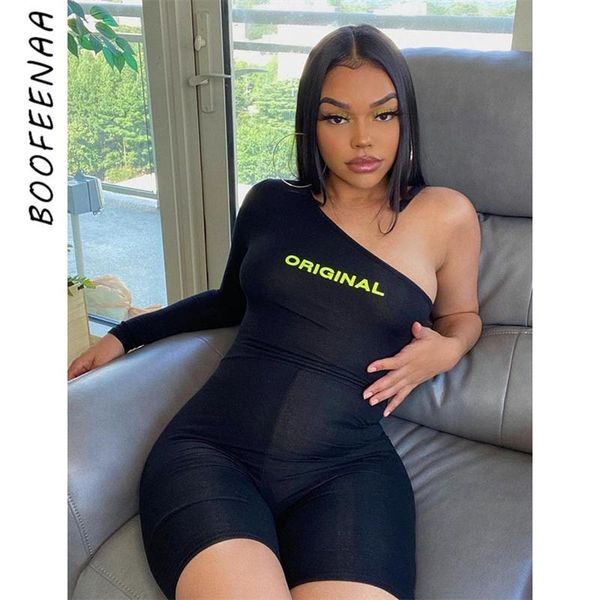 women's jumpsuits & rompers boofeenaa sport bodycon jumpsuit letter print one shoulder long sleeve romper black blue piece outfit c85-b, Black;white
women's jumpsuits & rompers boofeenaa sport bodycon jumpsuit letter print one shoulder long sleeve romper black blue piece outfit c85-b, Black;white