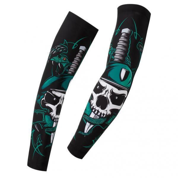 elbow & knee pads 1pair outdoor cycling sport uv protective skin cover skull arm sleeves xxl high elastic fabric, Black;gray
elbow & knee pads 1pair outdoor cycling sport uv protective skin cover skull arm sleeves xxl high elastic fabric, Black;gray