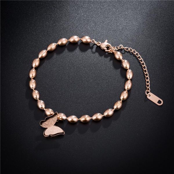charm bracelets stainless steel fashion butterfly charms creative rose gold color party anniversary bracelet jewelry for women b18139, Golden;silver
charm bracelets stainless steel fashion butterfly charms creative rose gold color party anniversary bracelet jewelry for women b18139, Golden;silver