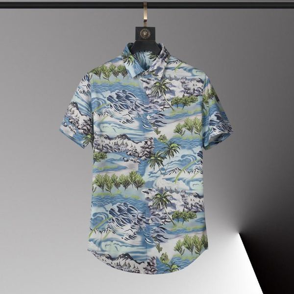 men's casual shirts formal fashion slim party mens luxury wave print short-sleeved men camisa masculina flower shirt, White;black
men's casual shirts formal fashion slim party mens luxury wave print short-sleeved men camisa masculina flower shirt, White;black