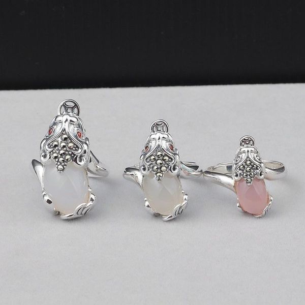 cluster rings wholesale s925 pure silver bracelet retro fashion white pith lucky the mythical wild animal and female opening ring, Golden;silver
cluster rings wholesale s925 pure silver bracelet retro fashion white pith lucky the mythical wild animal and female opening ring, Golden;silver