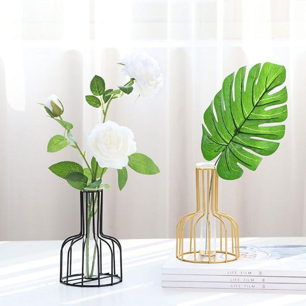 hydroponic glass vase deskplant container creative test tube shaped decorative flower pot iron holder vases
hydroponic glass vase deskplant container creative test tube shaped decorative flower pot iron holder vases
