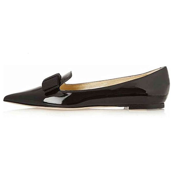 dress shoes lovirs women slip on pointed toe shallow flats patent leather casual bowtie plus size us5-15 l97z, Black
dress shoes lovirs women slip on pointed toe shallow flats patent leather casual bowtie plus size us5-15 l97z, Black