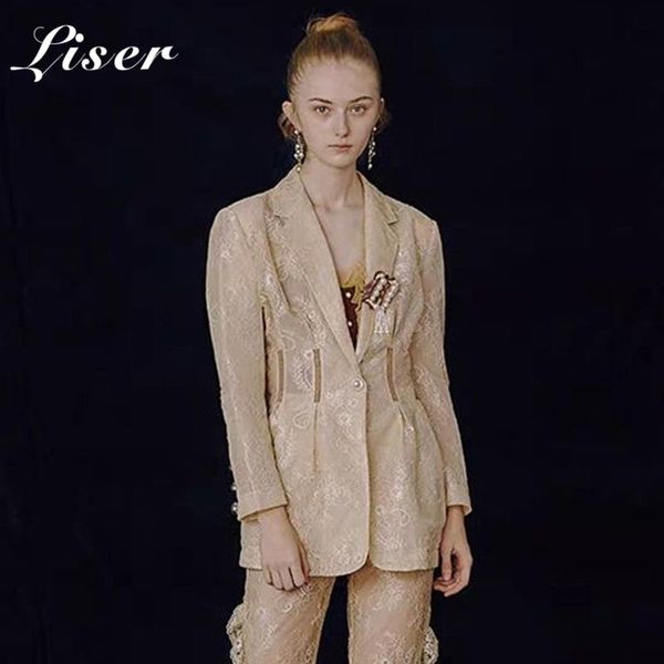 women's jackets liser 2021 summer women v neck beading lace bodycon elegant club celebrity party jacket vestidos, Black;brown
women's jackets liser 2021 summer women v neck beading lace bodycon elegant club celebrity party jacket vestidos, Black;brown