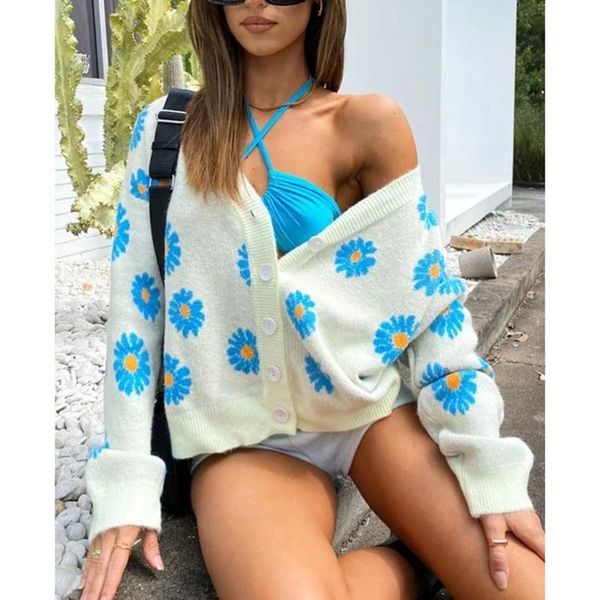 women's knits & tees flower knitted sweater cardigan autumn long sleeve v neck women cardigans vinatge casual female wintwe knitwear ju, White
women's knits & tees flower knitted sweater cardigan autumn long sleeve v neck women cardigans vinatge casual female wintwe knitwear ju, White
