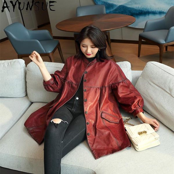 women's leather & faux ayunaue 2021 womens genuine jacket sheepskin coat plus size real jackets women spring korean vintage windbreaker, Black
women's leather & faux ayunaue 2021 womens genuine jacket sheepskin coat plus size real jackets women spring korean vintage windbreaker, Black