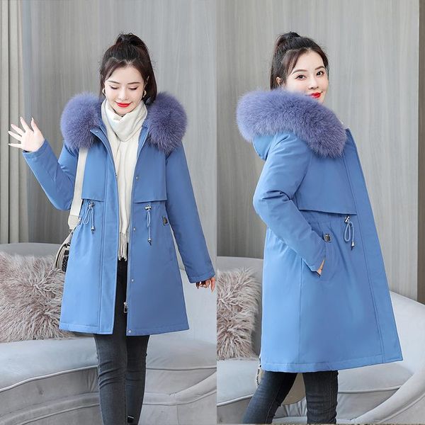 women's down & parkas -25 degrees winter women fur inside coats thicken warm big collar hooded coat female jacket casual outwear jacket, Black
women's down & parkas -25 degrees winter women fur inside coats thicken warm big collar hooded coat female jacket casual outwear jacket, Black