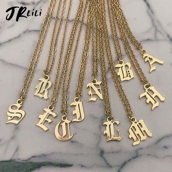 necklaces pendants initial for women letter gold stainless steel old english chain birthday gift, Silver
necklaces pendants initial for women letter gold stainless steel old english chain birthday gift, Silver