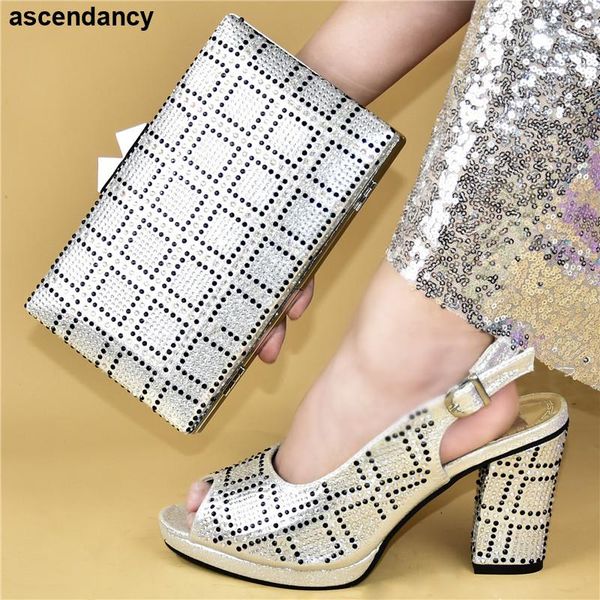 dress shoes italian with matching bags buckle strap luxury sandals women african wedding shoe and bag sets ladies, Black
dress shoes italian with matching bags buckle strap luxury sandals women african wedding shoe and bag sets ladies, Black