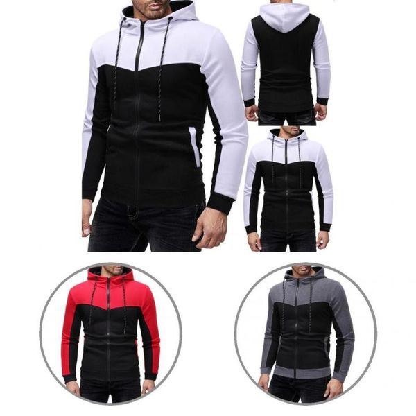 men's sweaters autumn winter windproof patchwork hoodie outwear sweatshirt drawstring male clothes, White;black
men's sweaters autumn winter windproof patchwork hoodie outwear sweatshirt drawstring male clothes, White;black