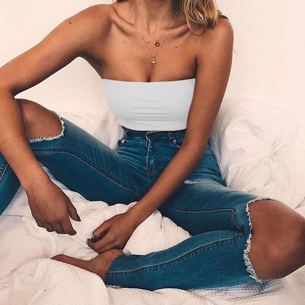 bustiers & corsets ladies intimates tube summer lady strapless elastic boob bandeau bra solid color lingerie breast wrap chest top, Black;white
bustiers & corsets ladies intimates tube summer lady strapless elastic boob bandeau bra solid color lingerie breast wrap chest top, Black;white