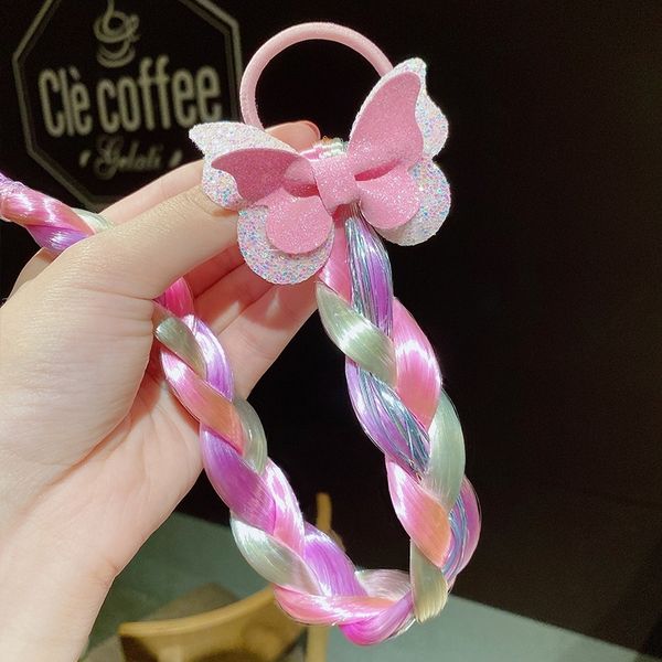 FOC children's color braid color rope girl baby accessories little girl princess wig headdress wig twist braid hair ornament headdress hair, Slivery;white
FOC children's color braid color rope girl baby accessories little girl princess wig headdress wig twist braid hair ornament headdress hair, Slivery;white