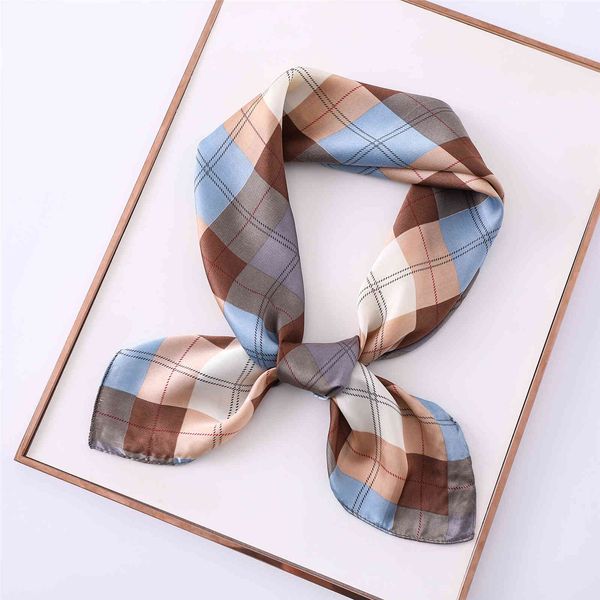 japan south korea new square student spring and summer tourism small color grid printing simulation silk scarf girl, Blue;gray
japan south korea new square student spring and summer tourism small color grid printing simulation silk scarf girl, Blue;gray
