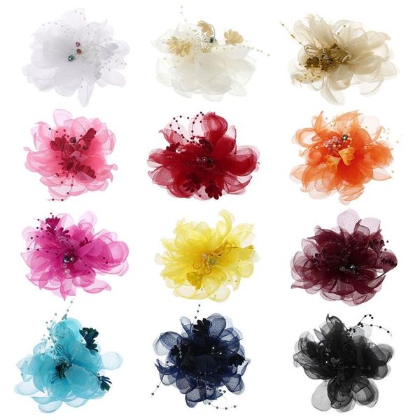hair clips & barrettes womens bridal lace flower clip solid color faux crystal beaded party brooch, Golden;silver
hair clips & barrettes womens bridal lace flower clip solid color faux crystal beaded party brooch, Golden;silver