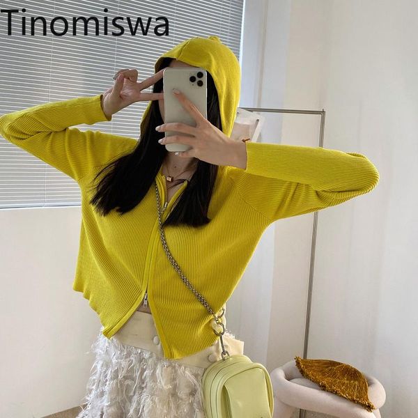 women's knits & tees tinomiswa korean style solid color cardigan women zip-up long sleeve hooded casual fashion loose short jackets ro, White
women's knits & tees tinomiswa korean style solid color cardigan women zip-up long sleeve hooded casual fashion loose short jackets ro, White