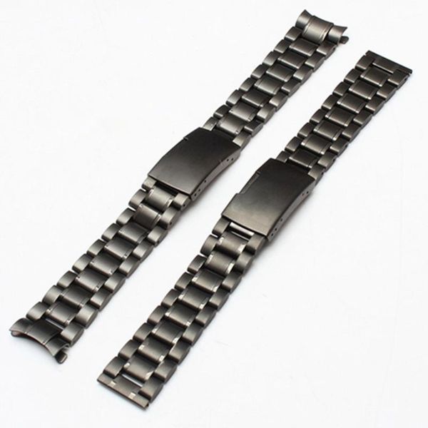 watch bands 18/20/22/24mm straight arc end black stainless steel bracelet band strap solid links, Black;brown
watch bands 18/20/22/24mm straight arc end black stainless steel bracelet band strap solid links, Black;brown