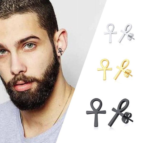 earrings stainless steel post key of life, the nile or crux ansata ankh symbol egyptian jewelry stud, Golden;silver
earrings stainless steel post key of life, the nile or crux ansata ankh symbol egyptian jewelry stud, Golden;silver